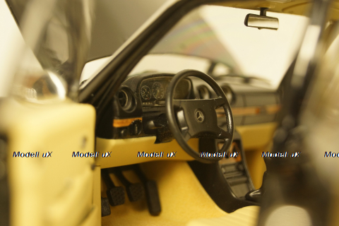 Mercedes 230E (W123) 1980, black, 183711, Norev 1:18