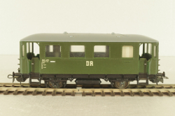 Вагон пассажирский DR #531-431  2-axel, green, E647 5/314-01, Piko 1:87