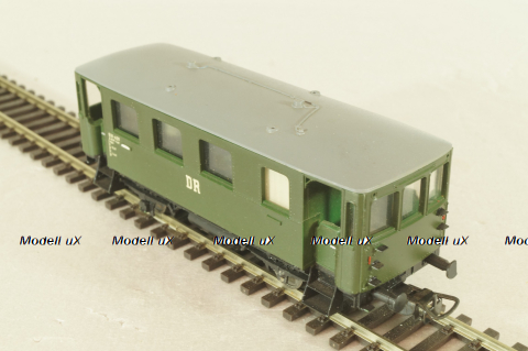Вагон пассажирский DR #531-431  2-axel, green, E647 5/314-01, Piko 1:87
