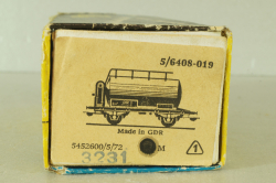 Вагон-цистерна, 2-х осный, DR, #52-02-29, silver, 5/6408-019, Piko 1:87 HO