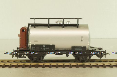 Вагон-цистерна, 2-х осный, DR, #52-02-29, silver, 5/6408-019, Piko 1:87 HO