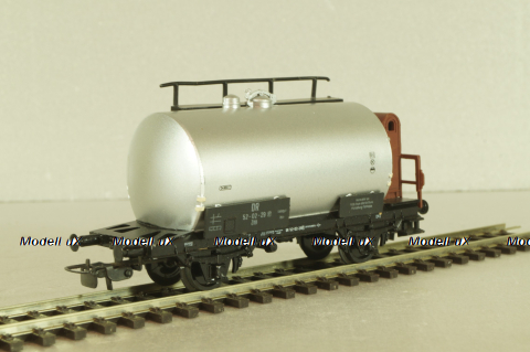 Вагон-цистерна, 2-х осный, DR, #52-02-29, silver, 5/6408-019, Piko 1:87 HO
