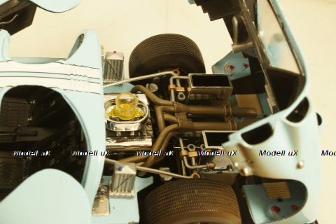 Ford GT40 MK II Dirty Version #1 24h LeMans 1966 Miles, Hulme, Shelby Collectibles 1:18