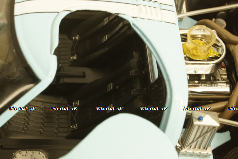 Ford GT40 MK II Dirty Version #1 24h LeMans 1966 Miles, Hulme, Shelby Collectibles 1:18