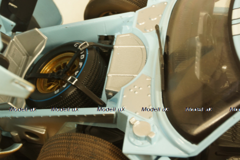 Ford GT40 MK II Dirty Version #1 24h LeMans 1966 Miles, Hulme, Shelby Collectibles 1:18