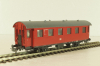 Passenger wagon Bi 33 2-axel, DB #140048, red, 5452512/5/18, Piko 1:87
