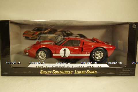 Ford GT-40 MK II #1 winner 12h Sebring 1966 Miles, Ruby, Shelby Collectibles 1:18