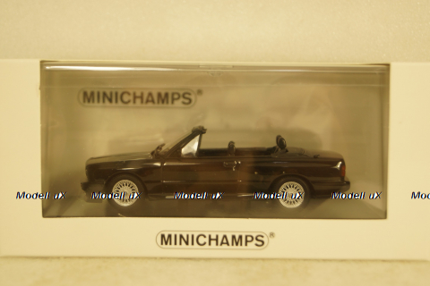 BMW M3 E30 Cabrio 1988, blackmetallic, 940020334, Maxichamps 1:43