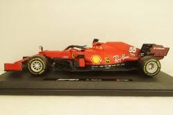 Ferrari SF21 #55 Formula 1 2021, Carlos Sainz jr.  Bburago 1:18