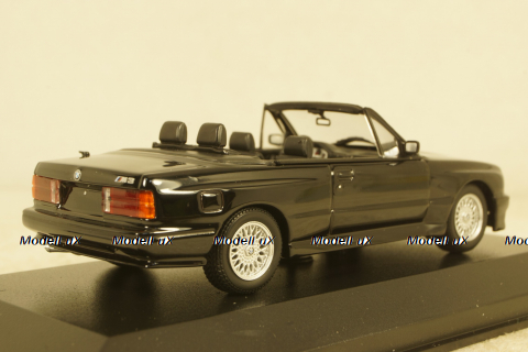 BMW M3 E30 Cabrio 1988, blackmetallic, 940020334, Maxichamps 1:43