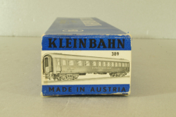 Вагон пассажирский 1-2 класс, 4-х осный 1-2-st classe, DB, blue/silver, 389, Kleinbahn 1:87 HO