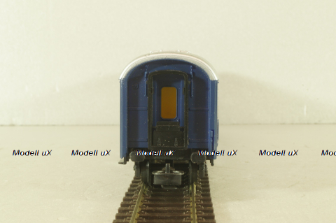 Вагон пассажирский 1-2 класс, 4-х осный 1-2-st classe, DB, blue/silver, 389, Kleinbahn 1:87 HO