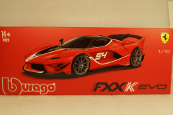 Ferrari FXX-K Evoluzione #54 red, Burago 1:18