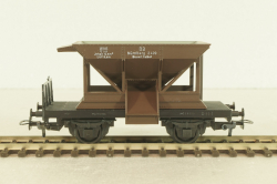 Вагон грузовой саморазгрузочный, 2-х осный, DR, эпоха III, brown, , 335, Kleinbahn 1:87 HO