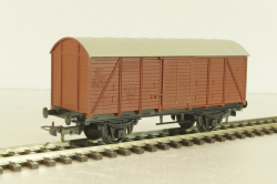 Вагон грузовой крытый, 2-х осный, ÖBB  Villach  50244 Gr, эпоха IV, brown, 300, Kleinbahn 1:87 HO