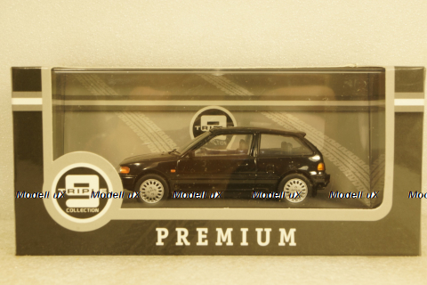 Honda Civic 1987 black, T9P-10004, Triple 9 1:43