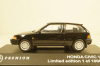 Honda Civic 1987 black, T9P-10004, Triple 9 1:43