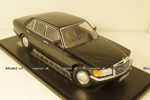 Mercedes 560 SEL S-Klass (W126) 1985 черный, iScale 1:18