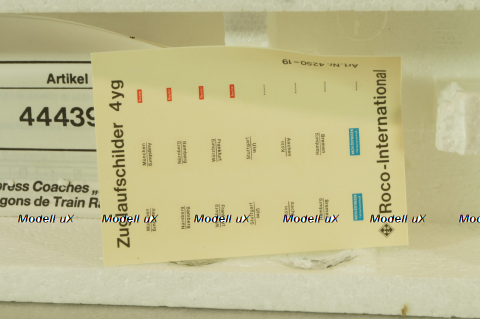 Вагон багажный, 4-х осный DB, зеленый, HO, 44439, Roco 1:87