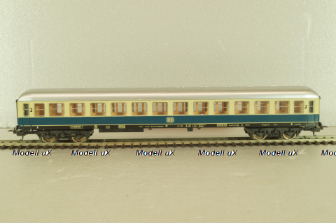 Вагон пассажирский, 2-й класс, 4-х осный, DB, 2st class, blue/beige/silver, 309170, Lima 1:87 HO