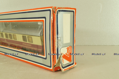 Вагон-ресторан,  4-х осный, DB, #61 80 88-80 021-3, maroon/beige/silver, 309217, Lima 1:87 HO