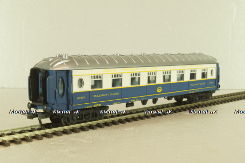 Вагон пассажирский Pullman 1-st classe, 4-х осный, DB, #90404, blue/white/silver, Lima 1:87 HO