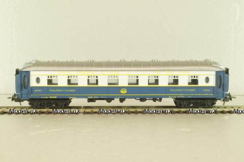 Вагон пассажирский Pullman 1-st classe, 4-х осный, DB, #90404, blue/white/silver, Lima 1:87 HO
