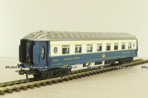 Вагон пассажирский Pullman 1-st classe, 4-х осный, DB, #90404, blue/white/silver, Lima 1:87 HO