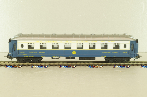 Вагон пассажирский Pullman 1-st classe, 4-х осный, DB, #90404, blue/white/silver, Lima 1:87 HO