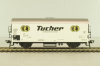 Вагон грузовой, закрытый beer "Tucher", 2--х осный DB, эпоха III, белый, HO, 5026, Fleischmann H0 1:87