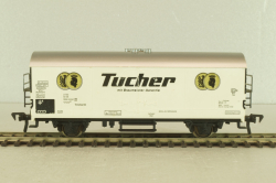 Вагон грузовой, закрытый beer "Tucher", 2--х осный DB, эпоха III, белый, HO, 5026, Fleischmann H0 1:87