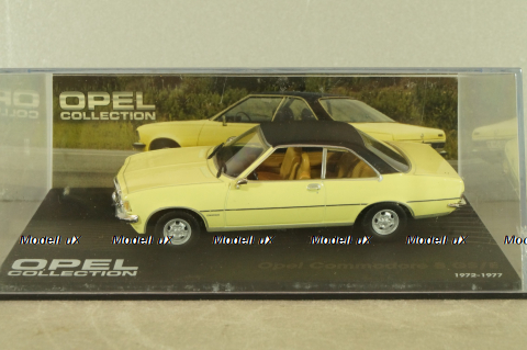 Opel Commodore (B) GS/E 1972, yellow, OPC014, Altaya  Opel Collection #14 1:43