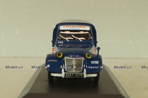Citroen 2CV Fourgonnette "L'Alsacienne" 1949, blue, Altaya 1:43