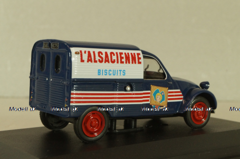 Citroen 2CV Fourgonnette "L'Alsacienne" 1949, blue, Altaya 1:43
