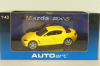 Mazda RX-8 2003, yellow, 55921, AutoArt 1:43