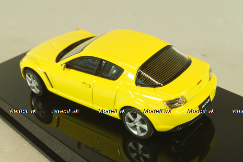 Mazda RX-8 2003, yellow, 55921, AutoArt 1:43