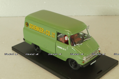 Opel Blitz A delivery van Schenker&Co. 1960, green, Bing 1:43