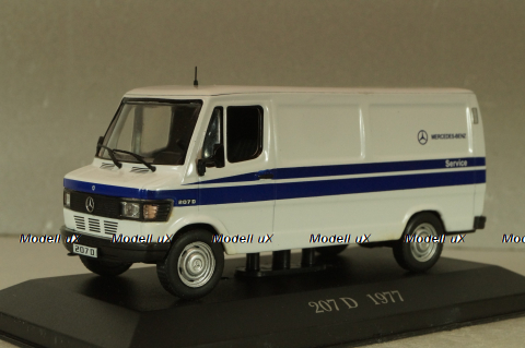 Mercedes-Benz 207D (W601) van 1977, white, MBOMS065, Mercedes-Benz Offizielle Modell-Sammlung #65, Altaya 1:43  Уценка!