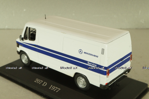 Mercedes-Benz 207D (W601) van 1977, white, MBOMS065, Mercedes-Benz Offizielle Modell-Sammlung #65, Altaya 1:43  Уценка!