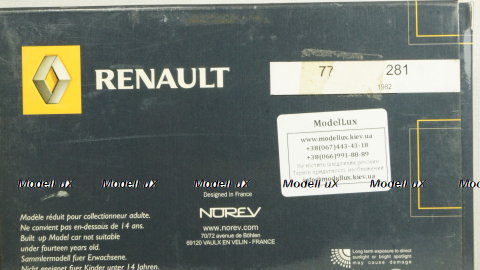 Renault R4 F6 VAN 1982, blue, 419281, Norev 1:43