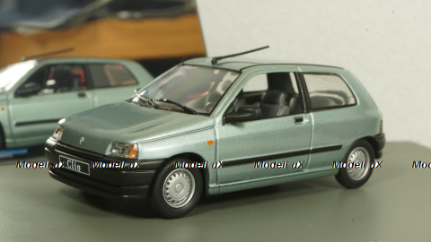 Renault Clio 1990, blue, 7711221726, Universal Hobby 1:43