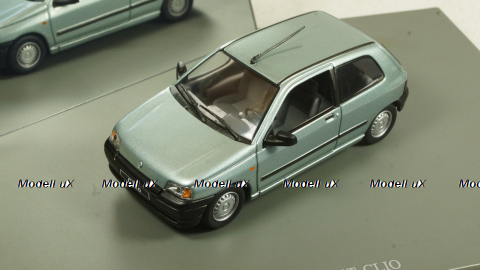 Renault Clio 1990, blue, 7711221726, Universal Hobby 1:43