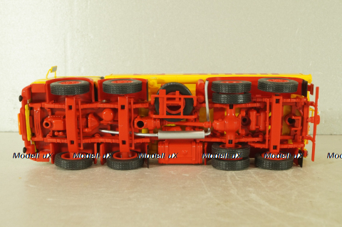 Fiat 691 N fuel tanker "Shell" 1970, yellow/red, Camion D'epoca #73, 1:43