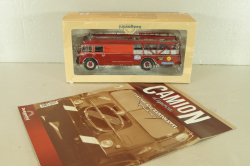 Fiat 642 RN2 Bartoletti racing car transporter 1957, red, Camion D'epoca #76, 1:43