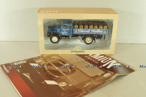 Fiat 634 N II serie 1937, blue, Camion D'epoca #75, 1:43