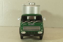 Fiat 673 NR Trasporto Latte 1969, green/silver, Camion D'epoca #73, 1:43