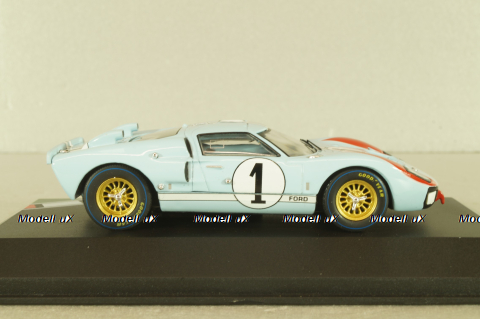Ford GT40 MKII 24h Le Mans 1966, 2nd place, Miles/Hulme, 43055, CMR 1:43