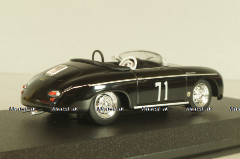 Porsche 356 Speedster Super #71, black, 86538, Greenlight 1:43