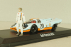 Porsche 917K Gulf #20 with figuren Steve McQueen, blue, McQueen Collection, 86435, Greenlight 1:43