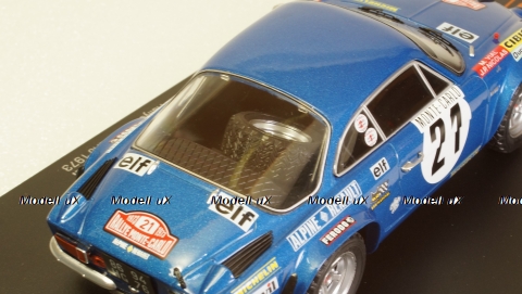 Alpine Renault A110, No.21, Rallye Monte Carlo, J.P.Nicolas/M.Vial, 1973, 24RAL007B, IXO 1:24